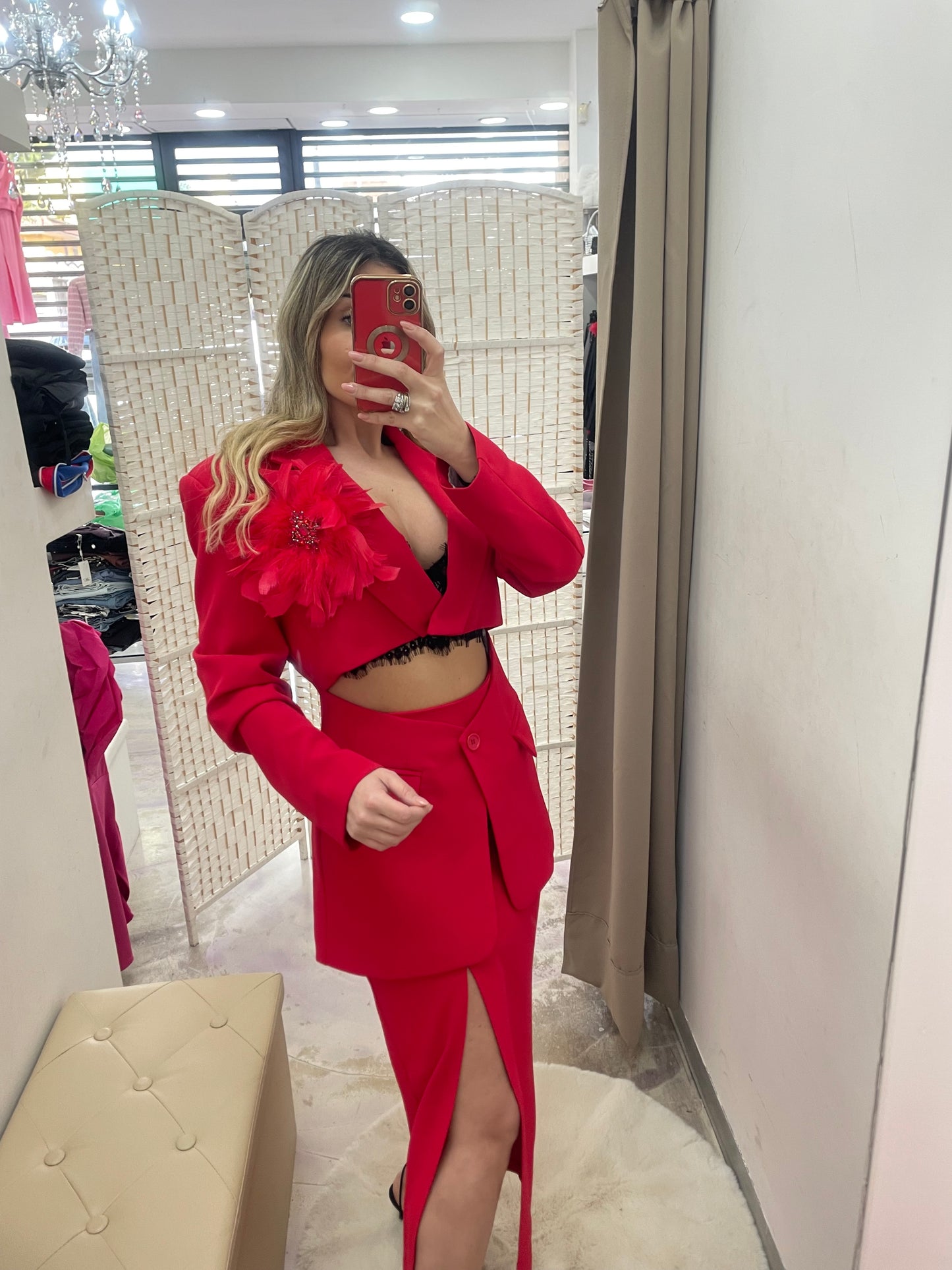 Tailleur Red Passion