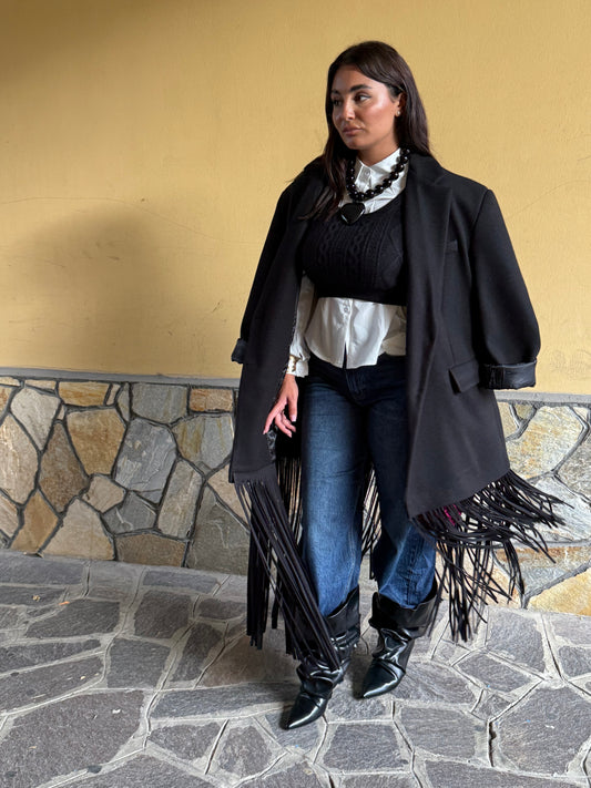 Cappotto Frange