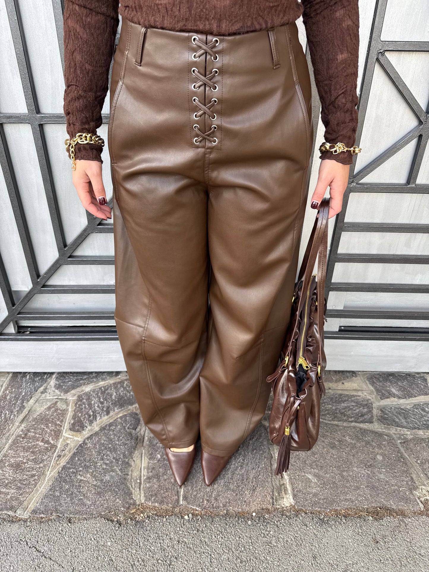 Pantalone Ecopelle Denise