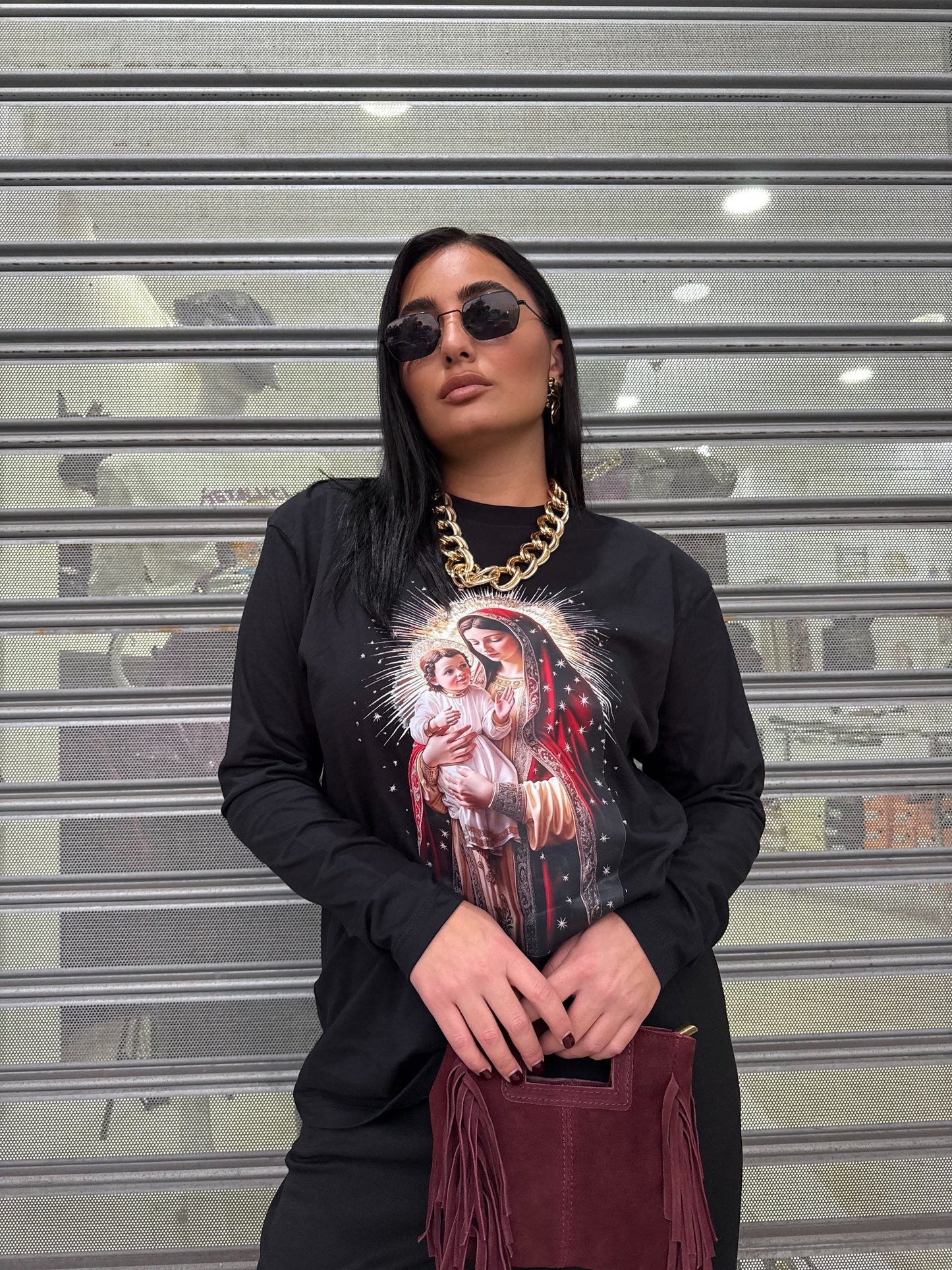 T-shirt Madonna Con Spallina