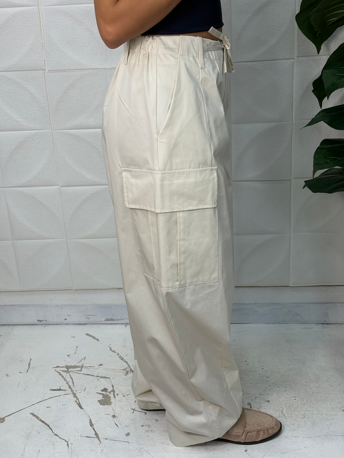 Pantalone Cargo con elastico