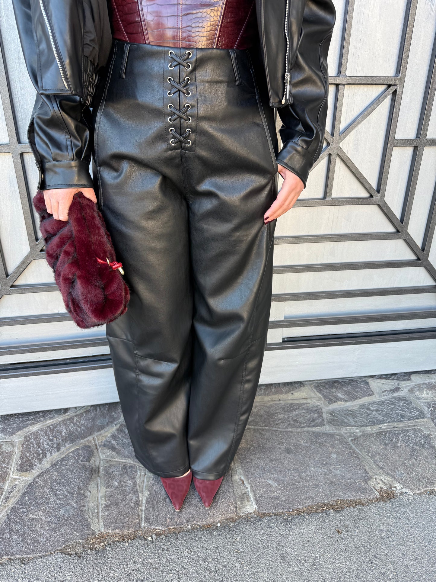 Pantalone Ecopelle Denise