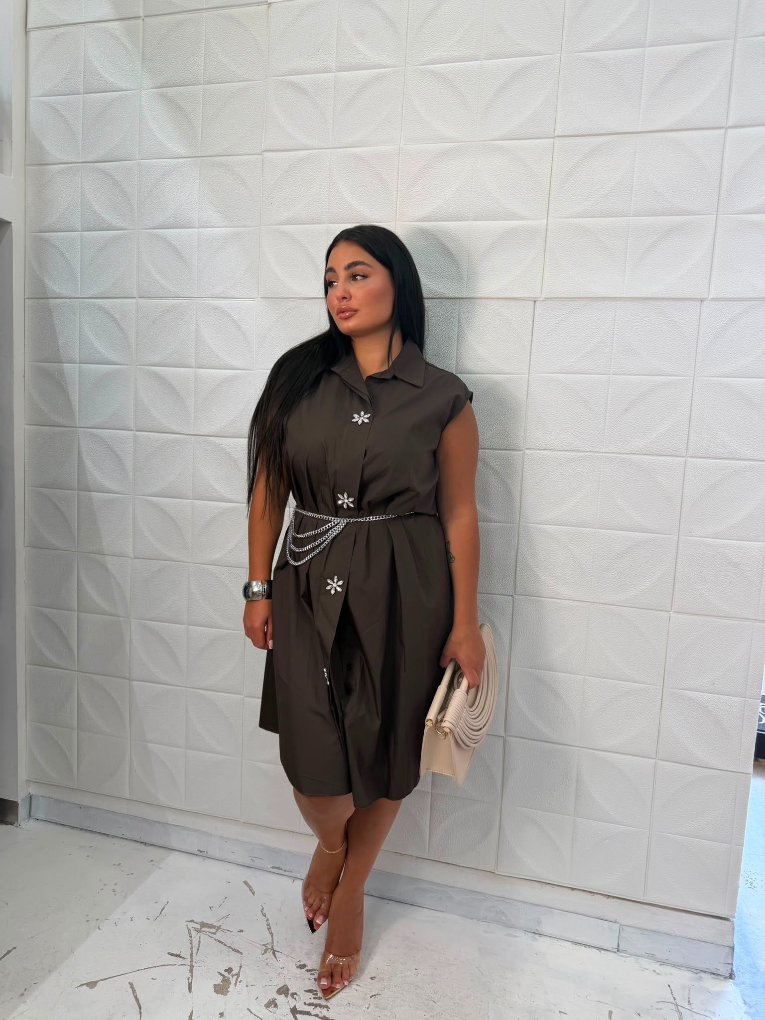 Maxi Camicia Gioiello