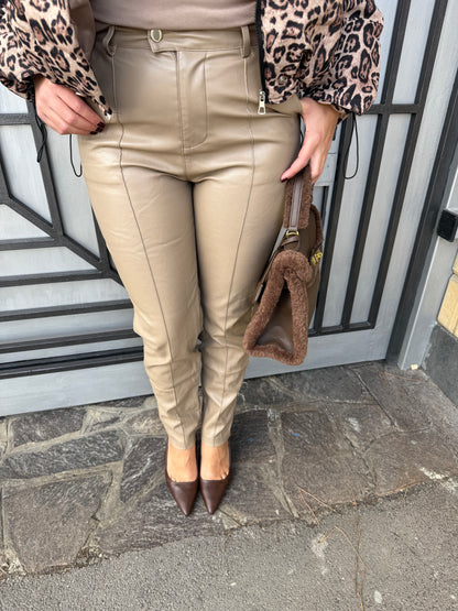 Pantalone Flaminia ecopelle