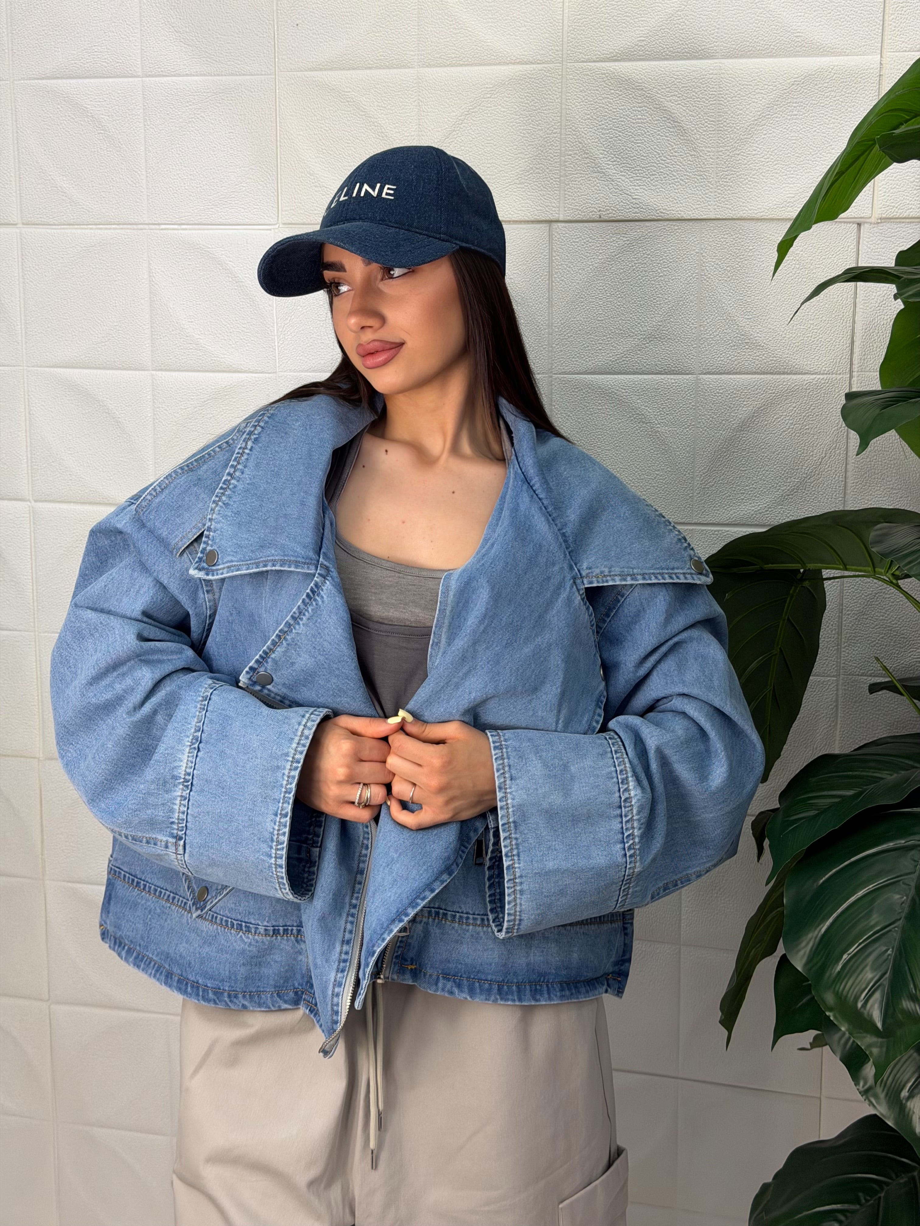 Chiodo in denim