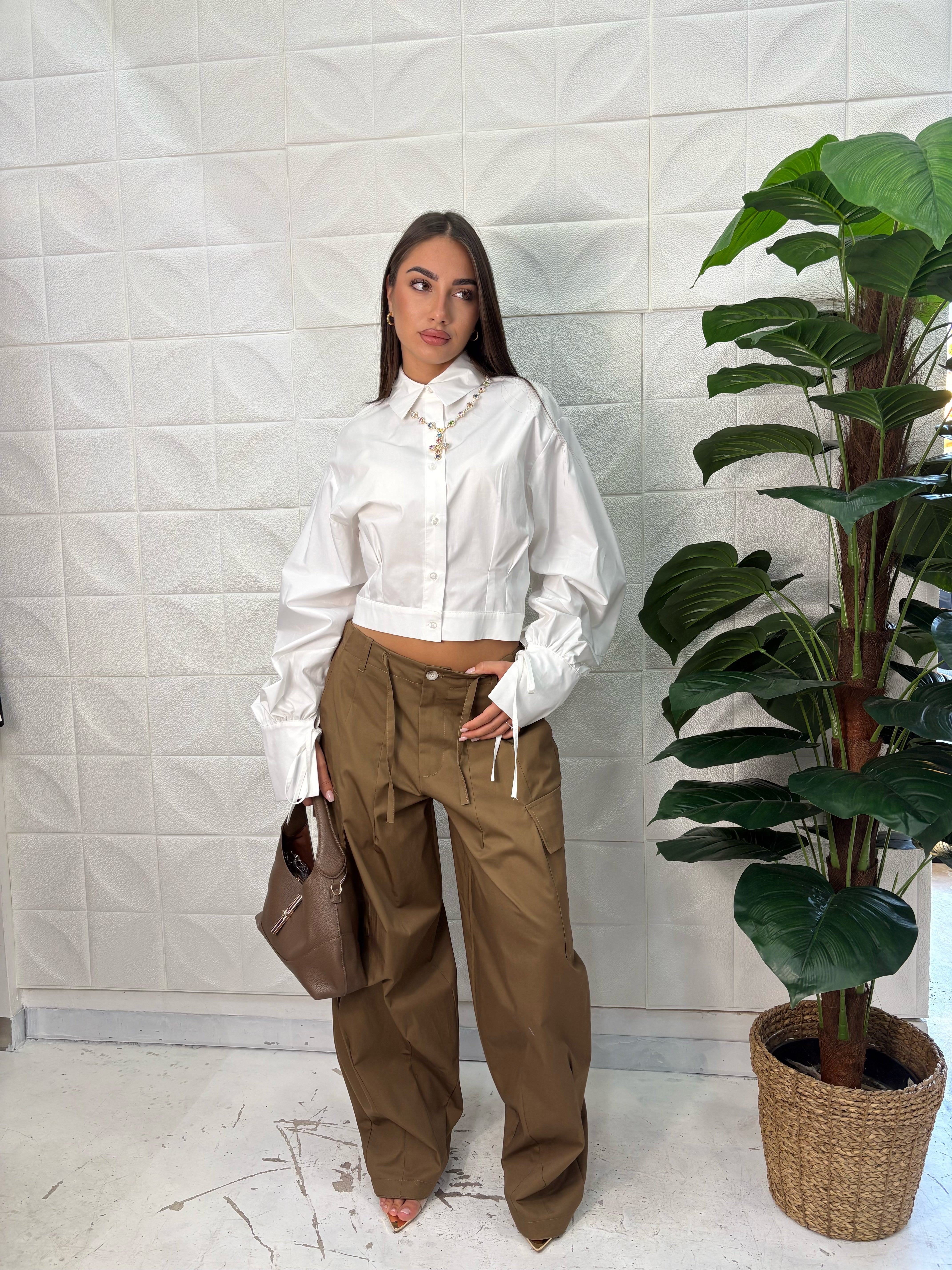 Pantalone Cargo con elastico