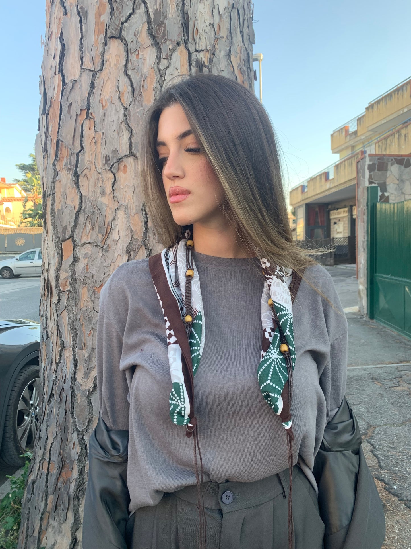 Maglia Rebecca con foulard