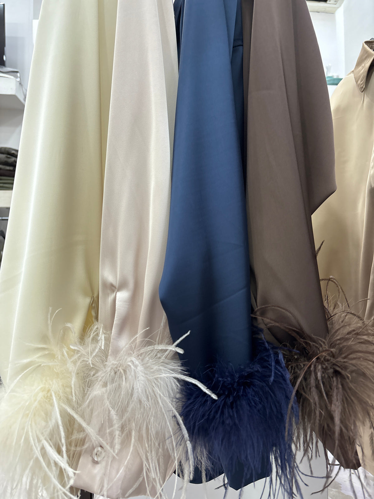 Camicia Piume in satin