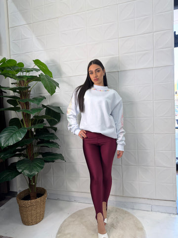 Felpa con spallina Barock