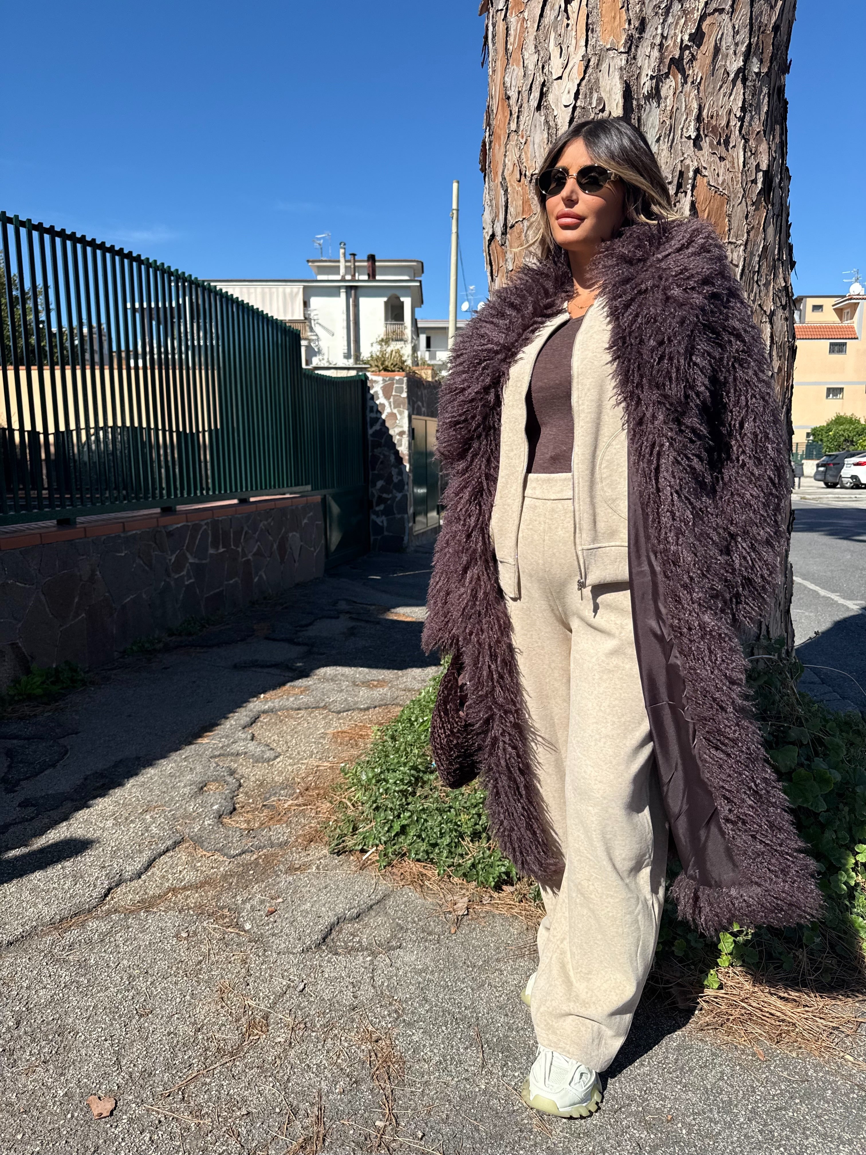 Pelliccia Mongolia Brown