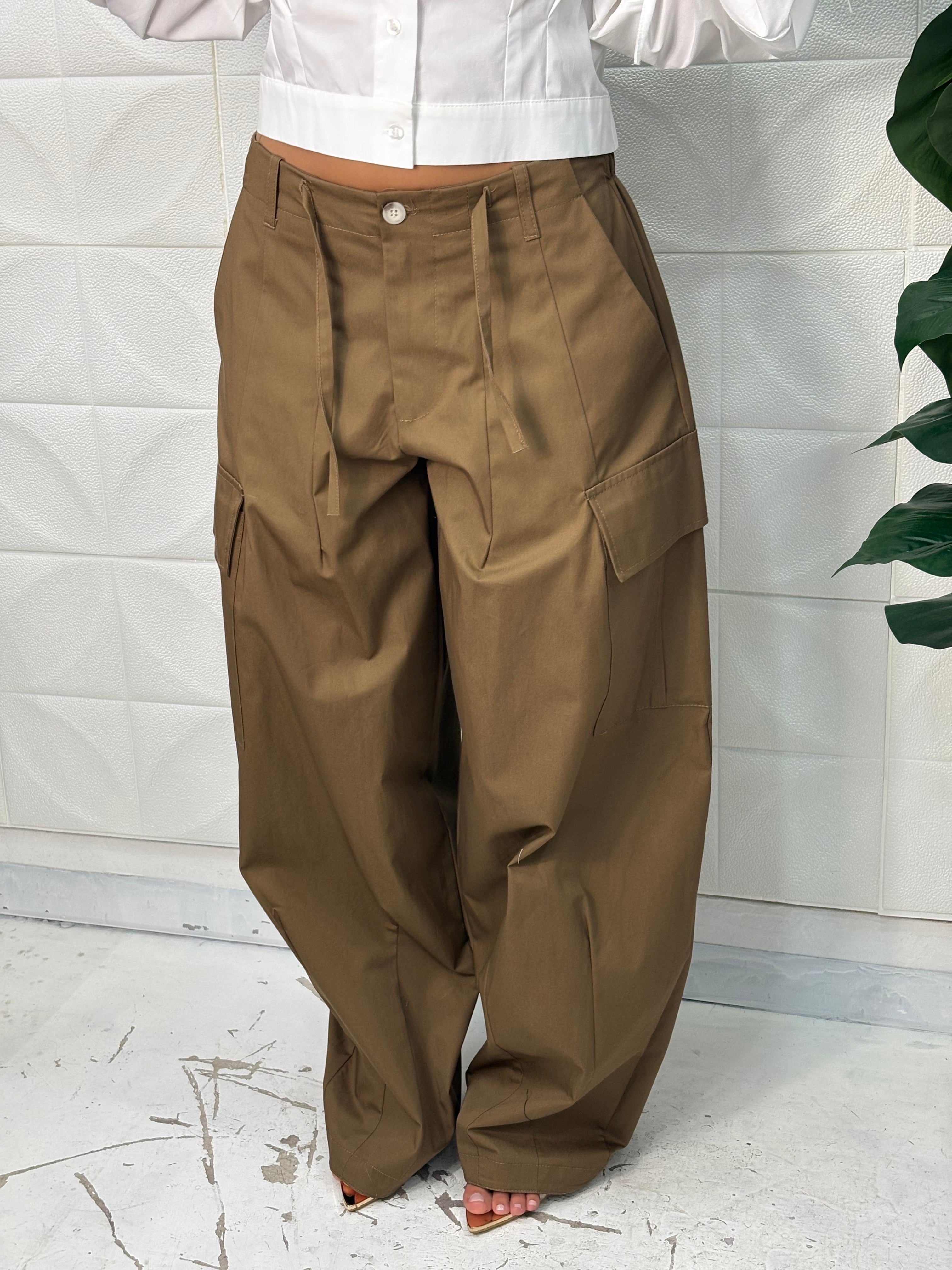 Pantalone Cargo con elastico