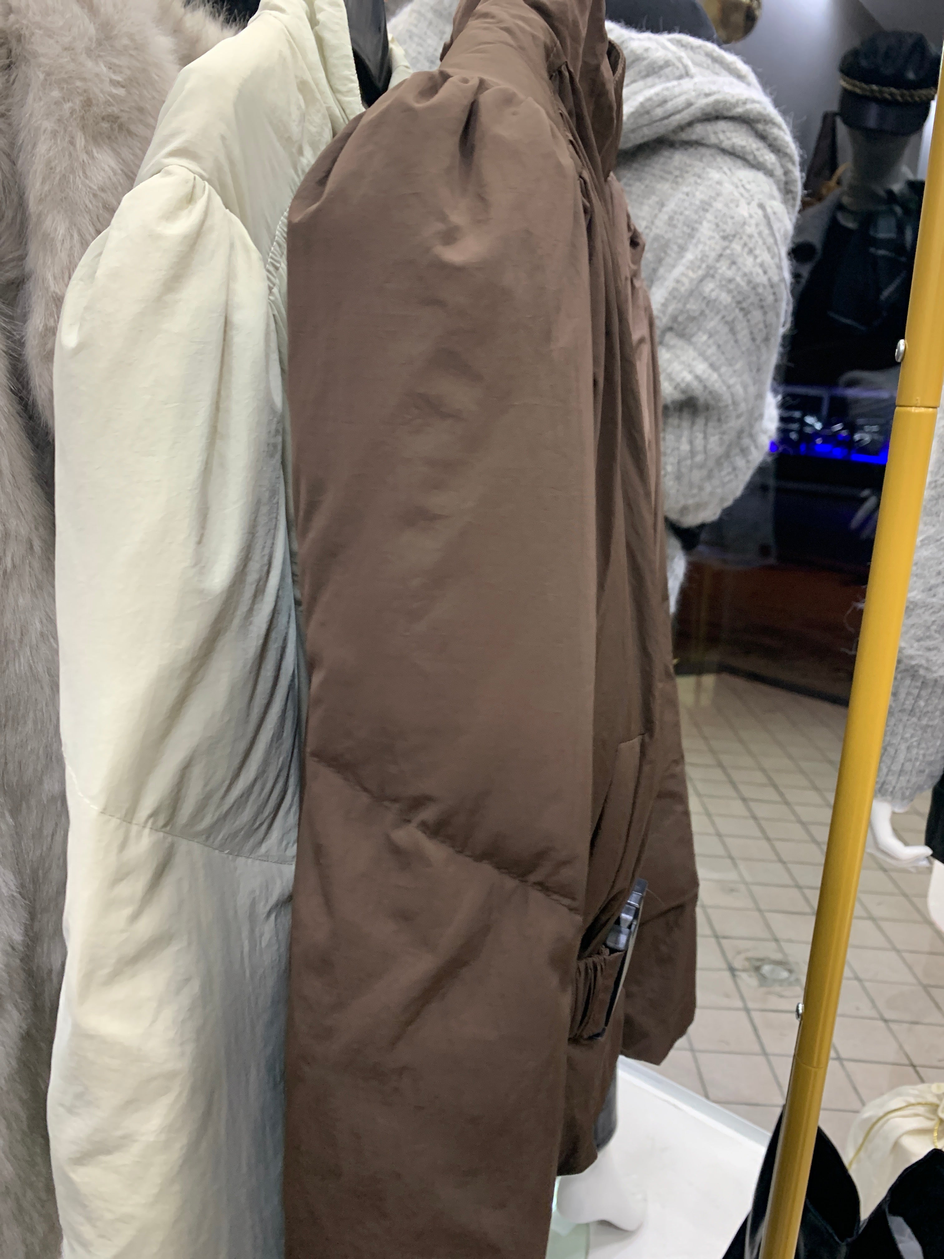 Giubbino Piumino con cintura