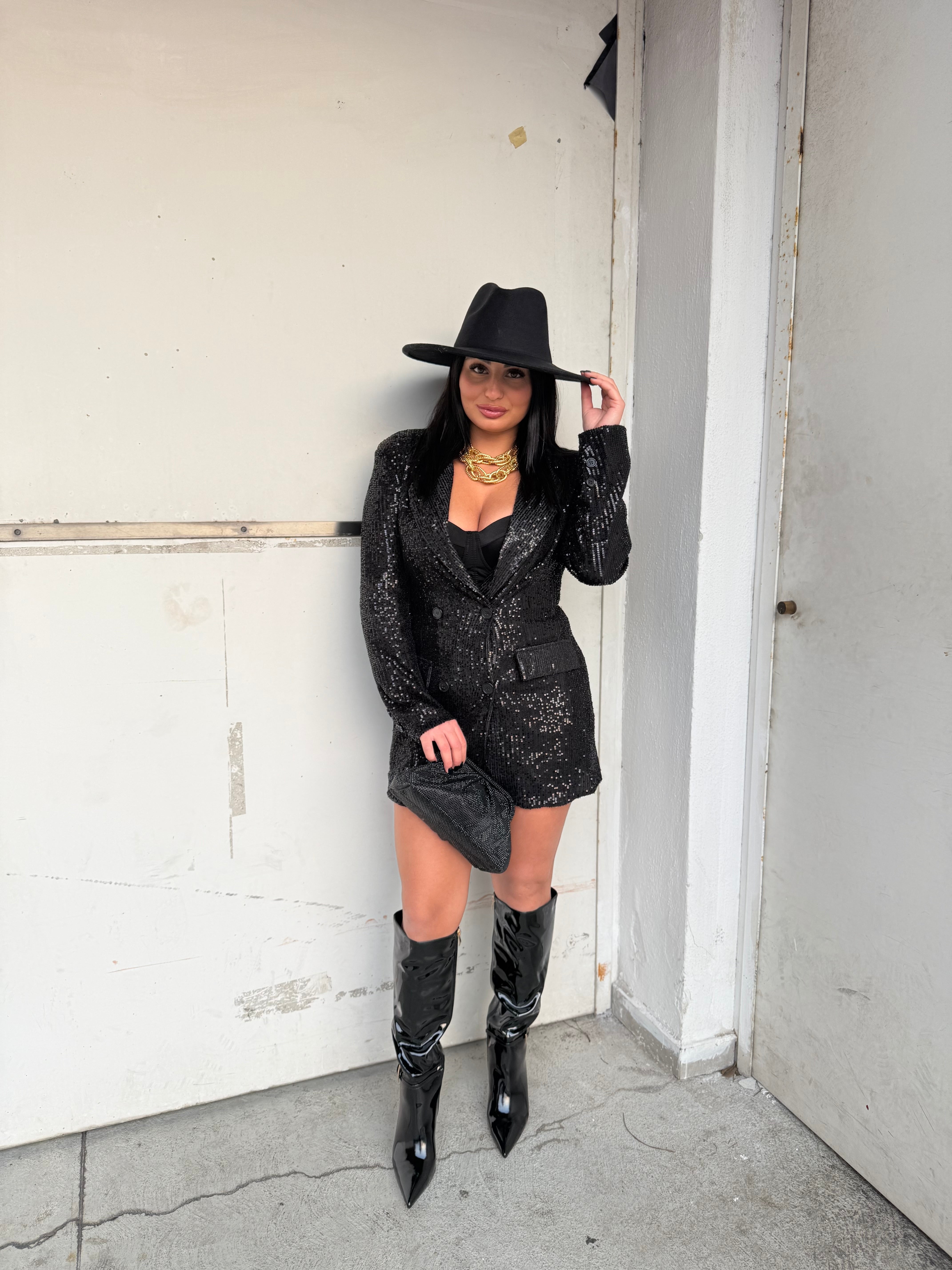 Abito Giacca Paiettato