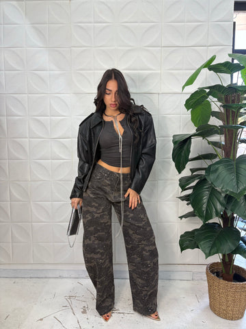 Jeans Mimetic con strass