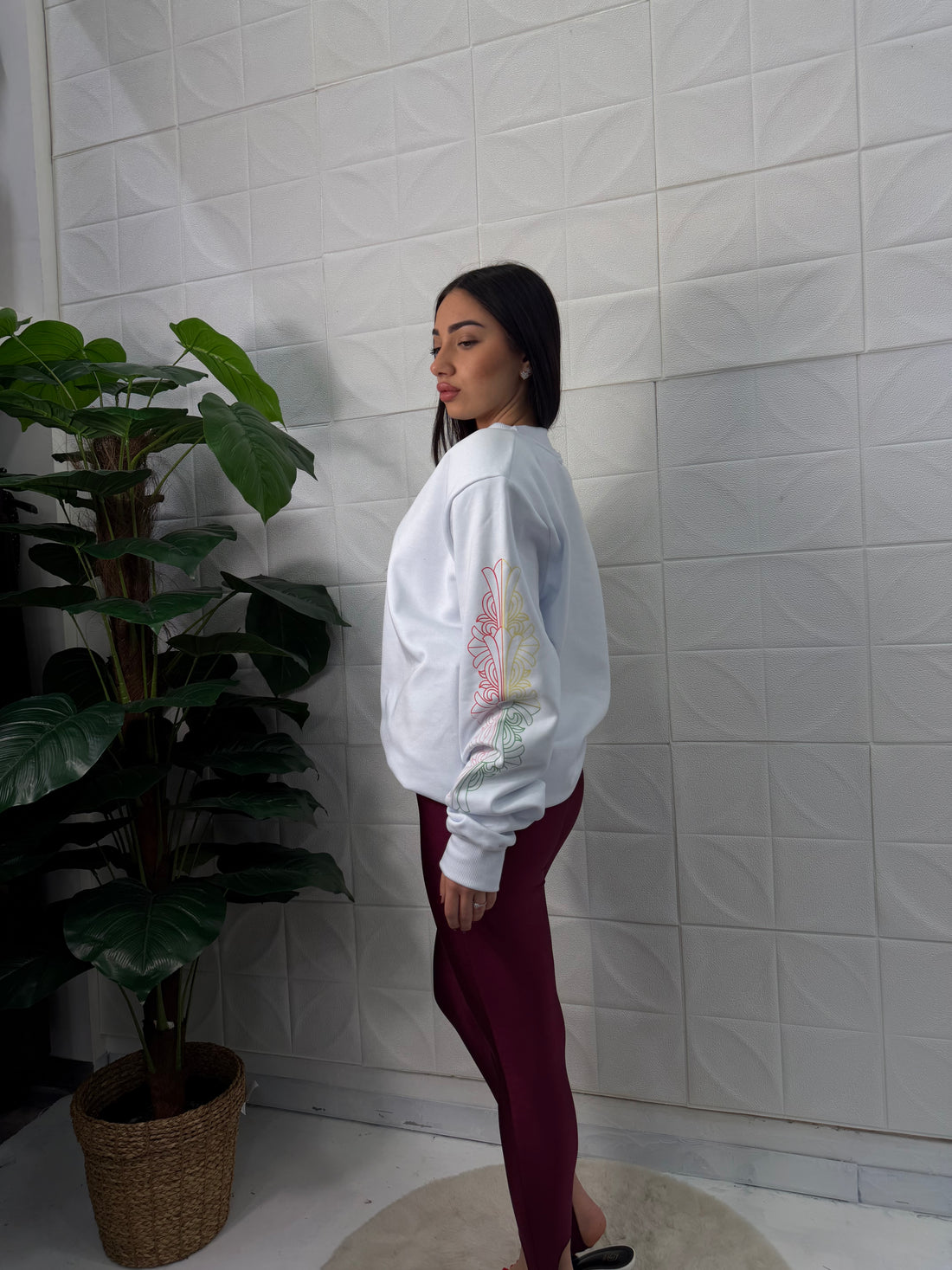 Felpa con spallina Barock