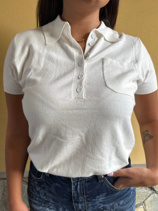 Polo Lana Rasata