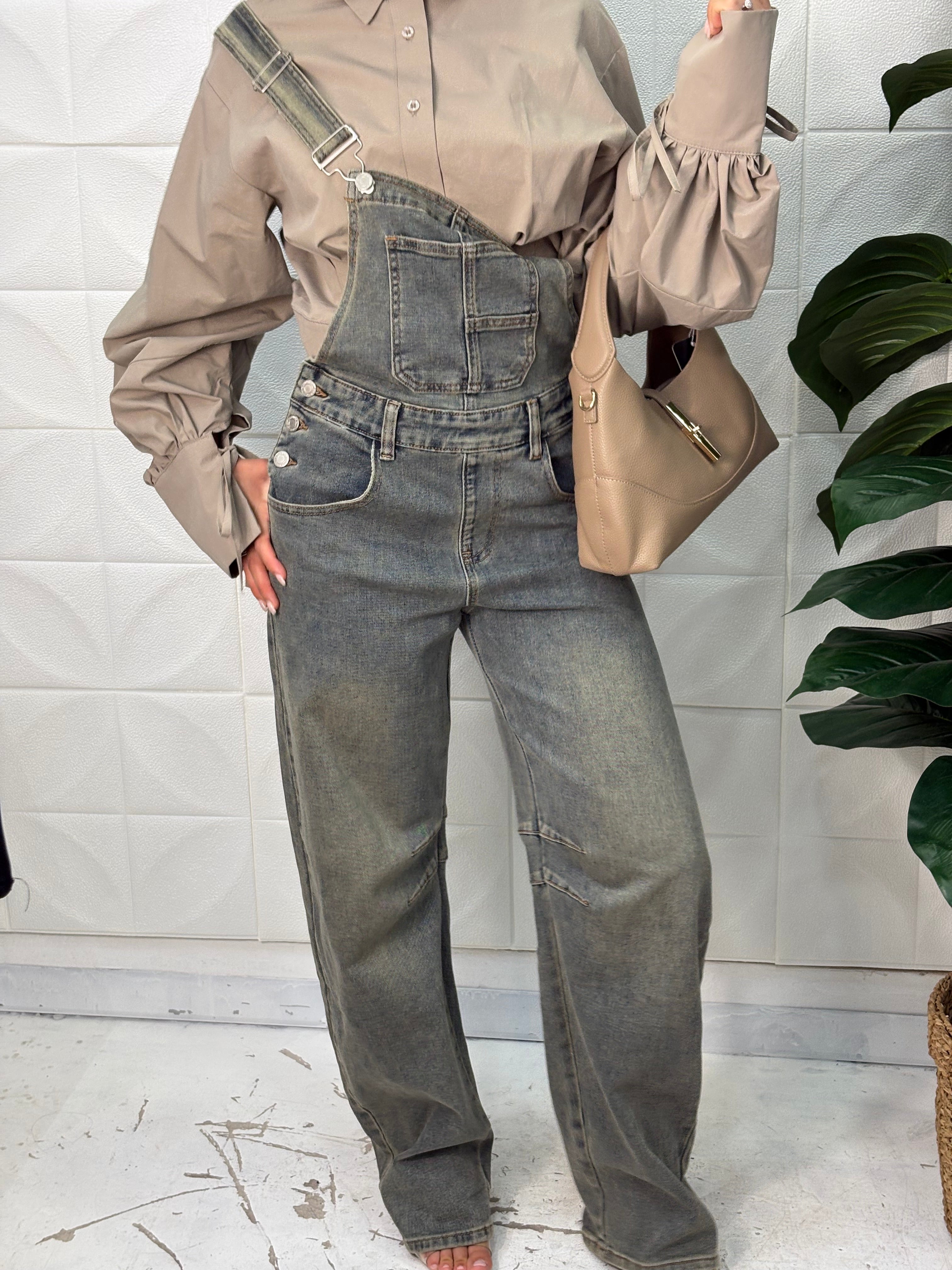 Salopette in denim