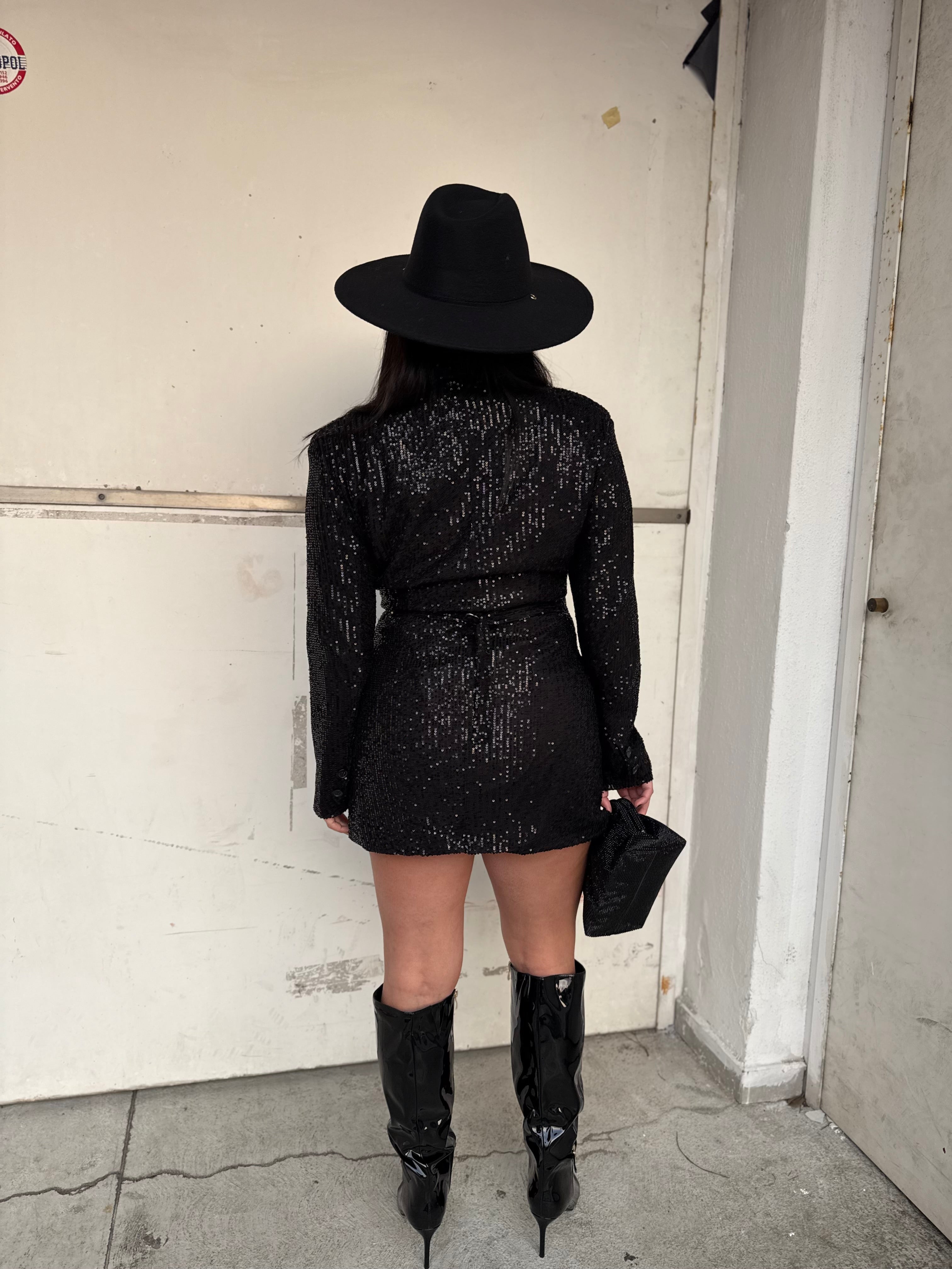 Abito Giacca Paiettato