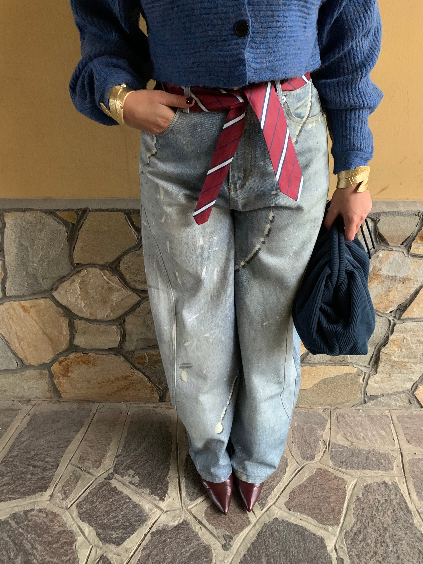 Jeans Cravatta