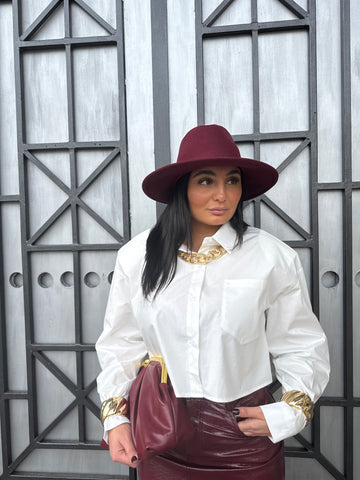 Camicia Crop Spallina