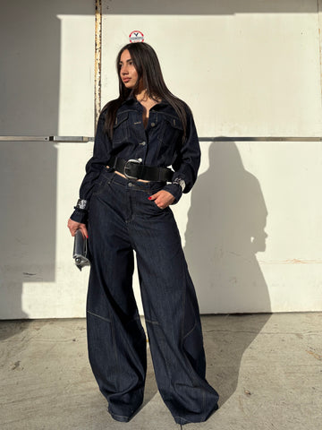 CordSet in denim blu