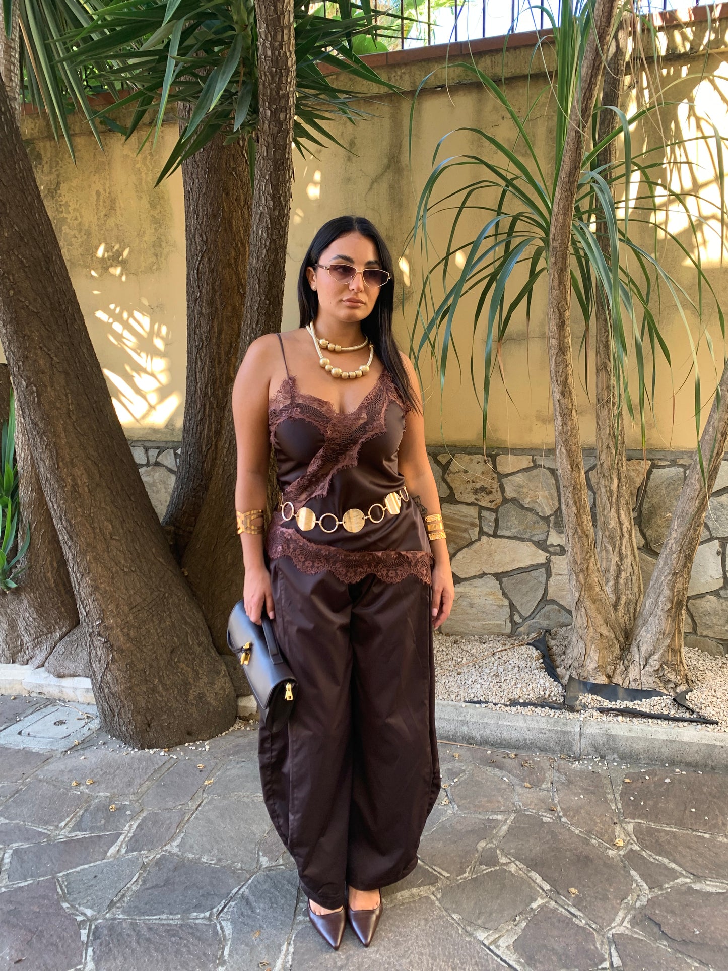 Pantalone Saten Ballon