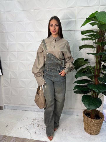 Salopette in denim