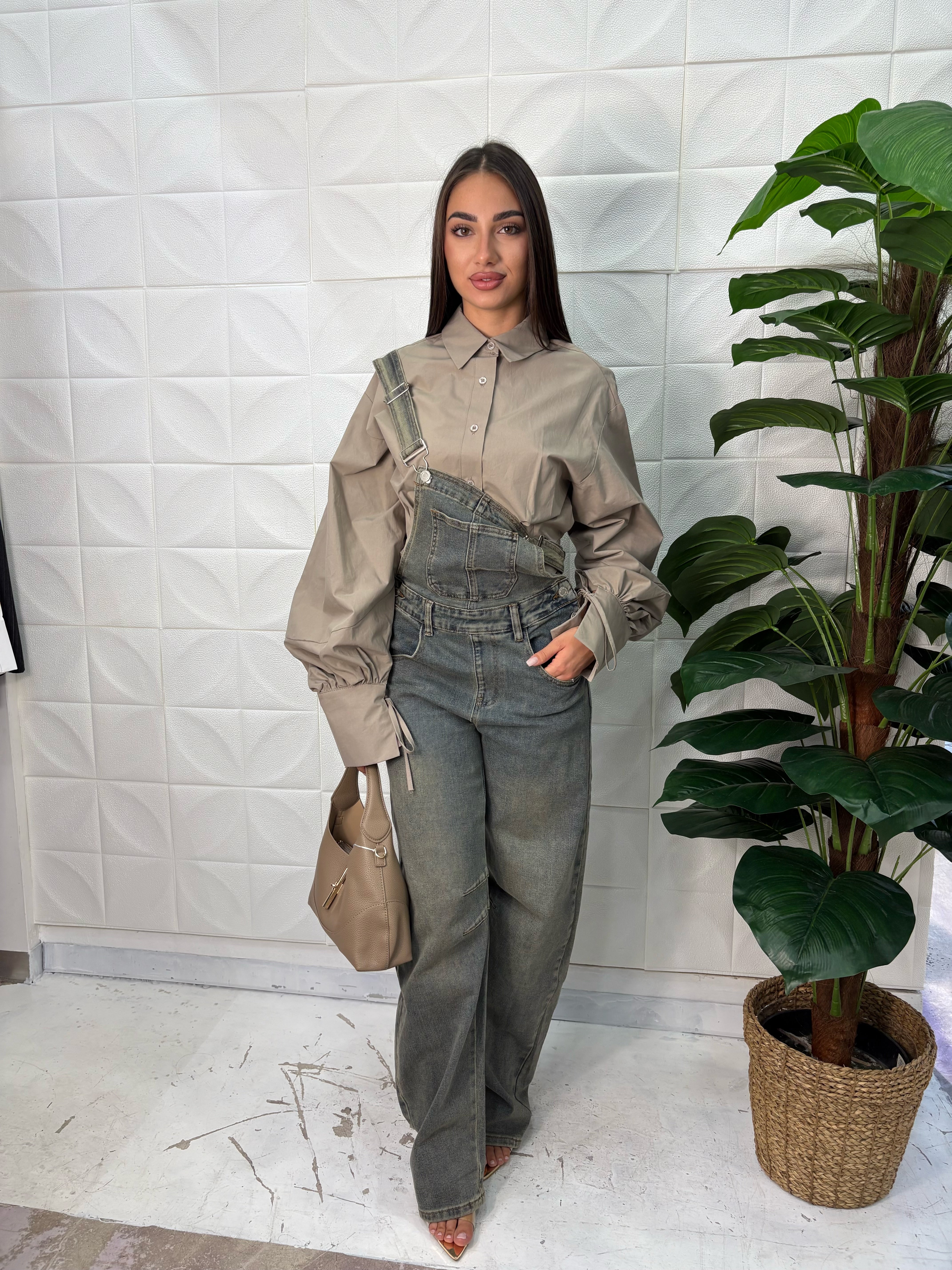 Salopette in denim