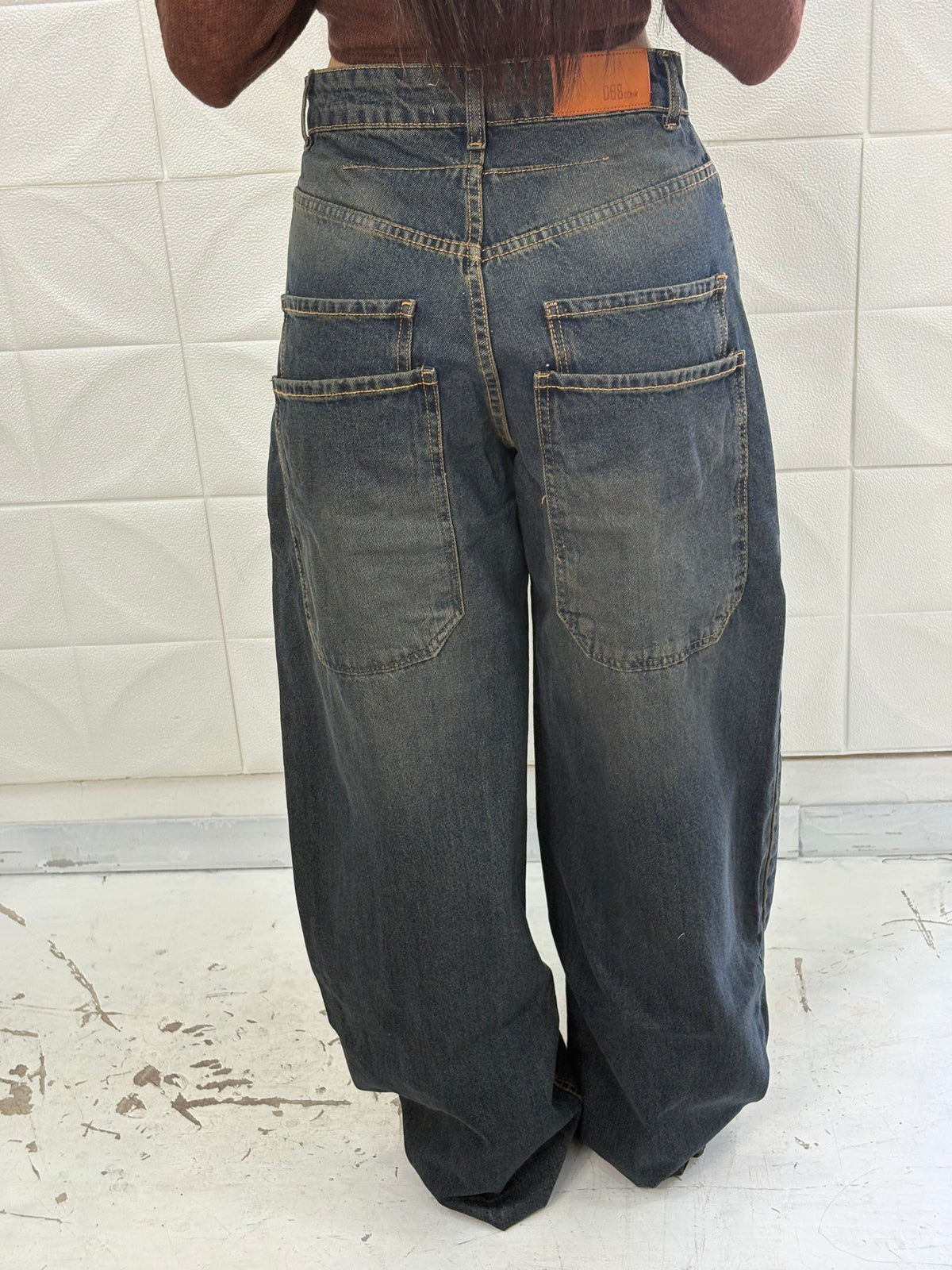 Jeans doppia tasca