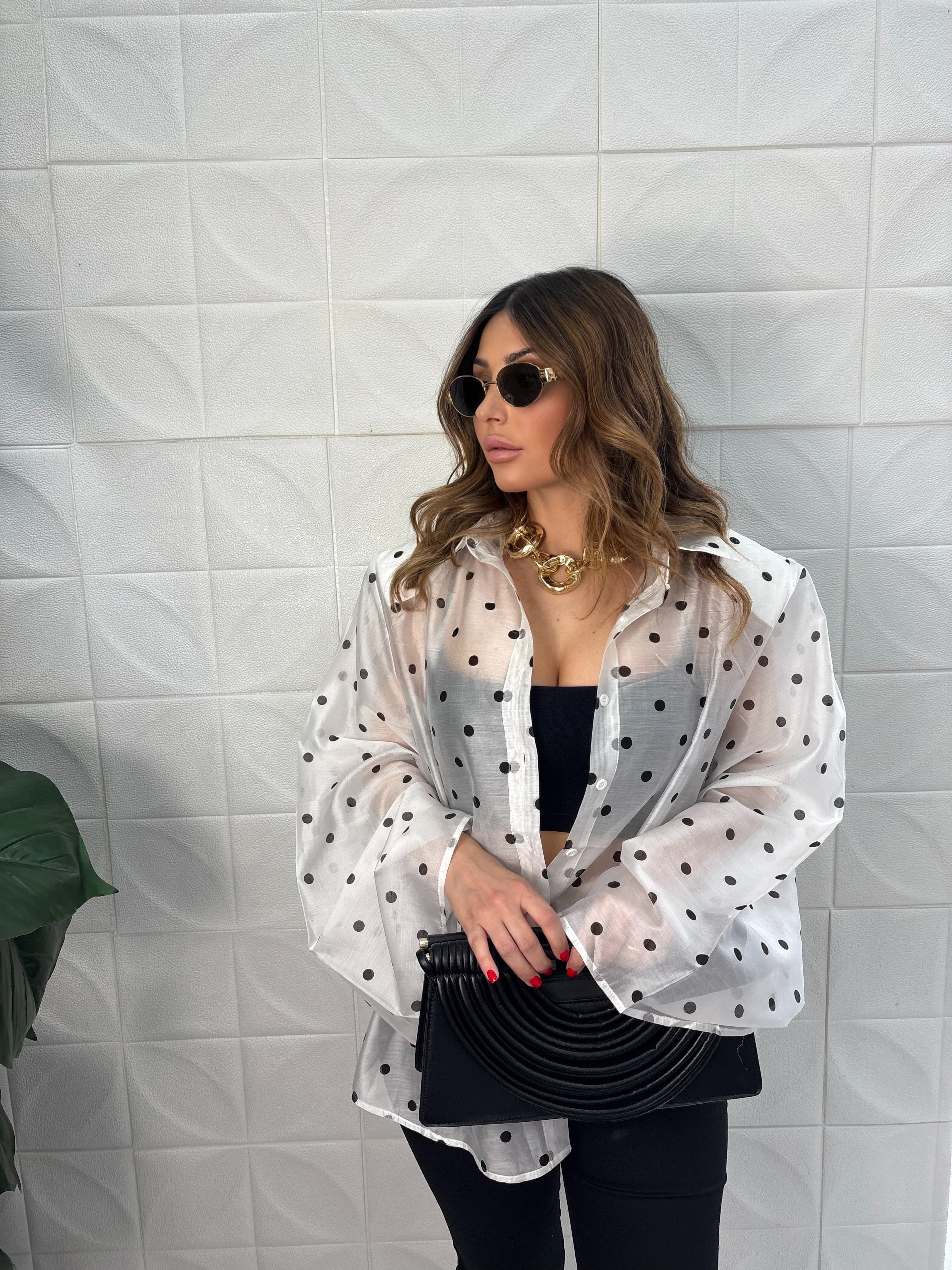 Camicia Pois con spallina