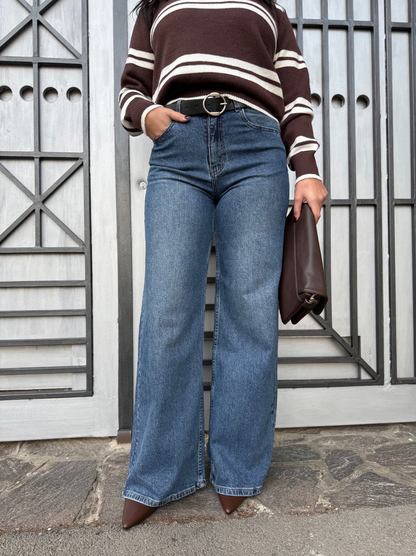 Jeans con cintura