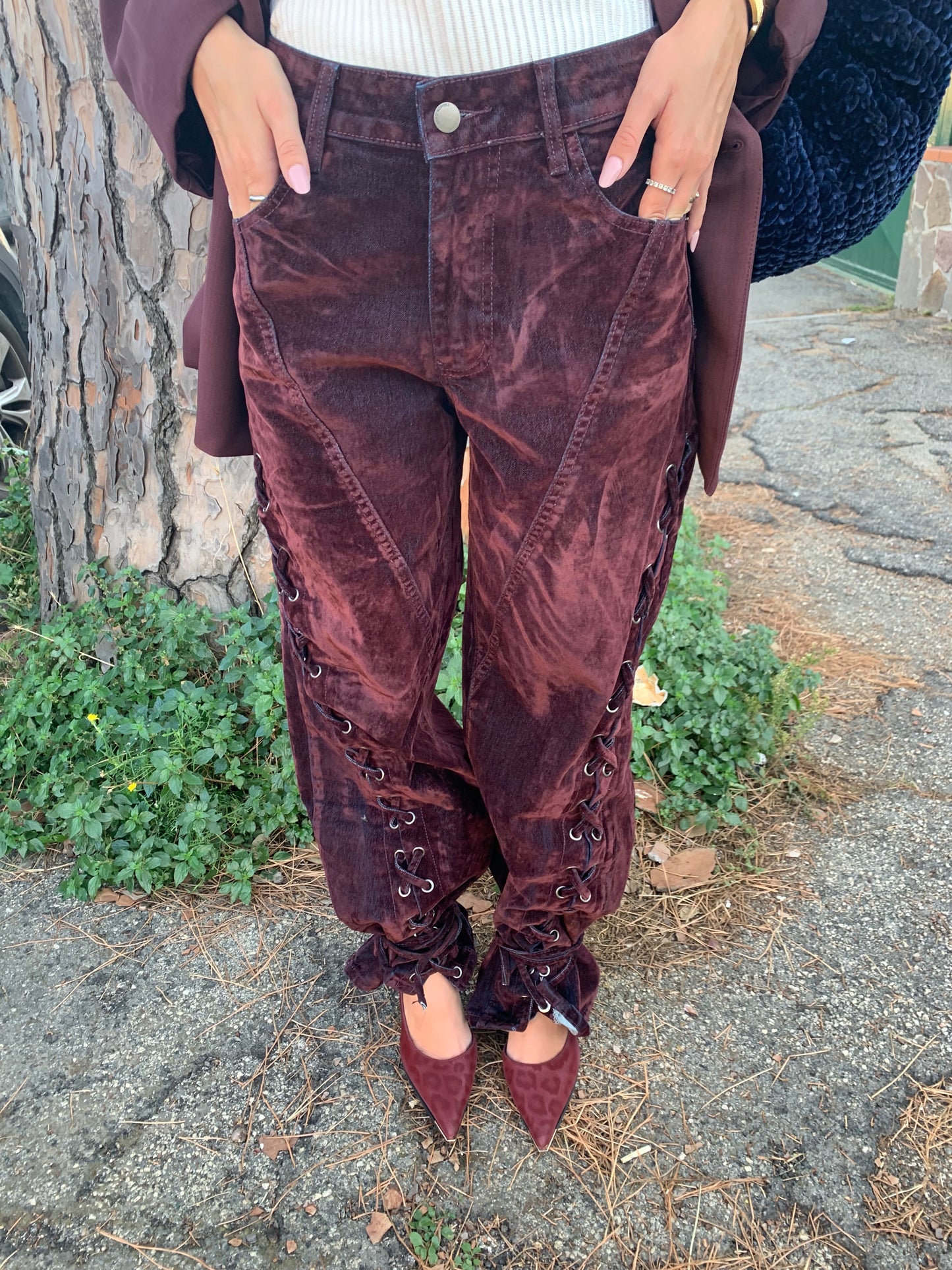 Jeans Stringhe