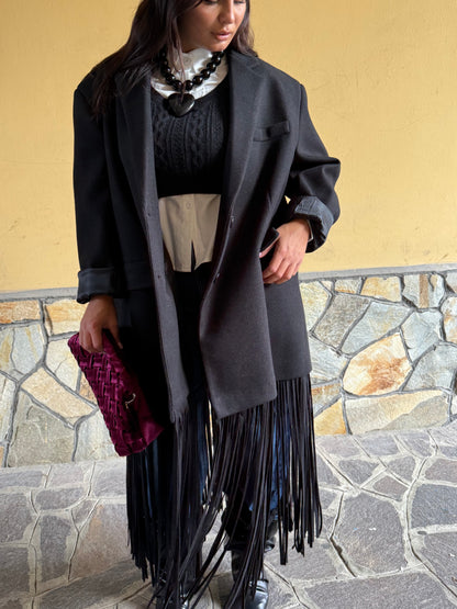 Cappotto Frange