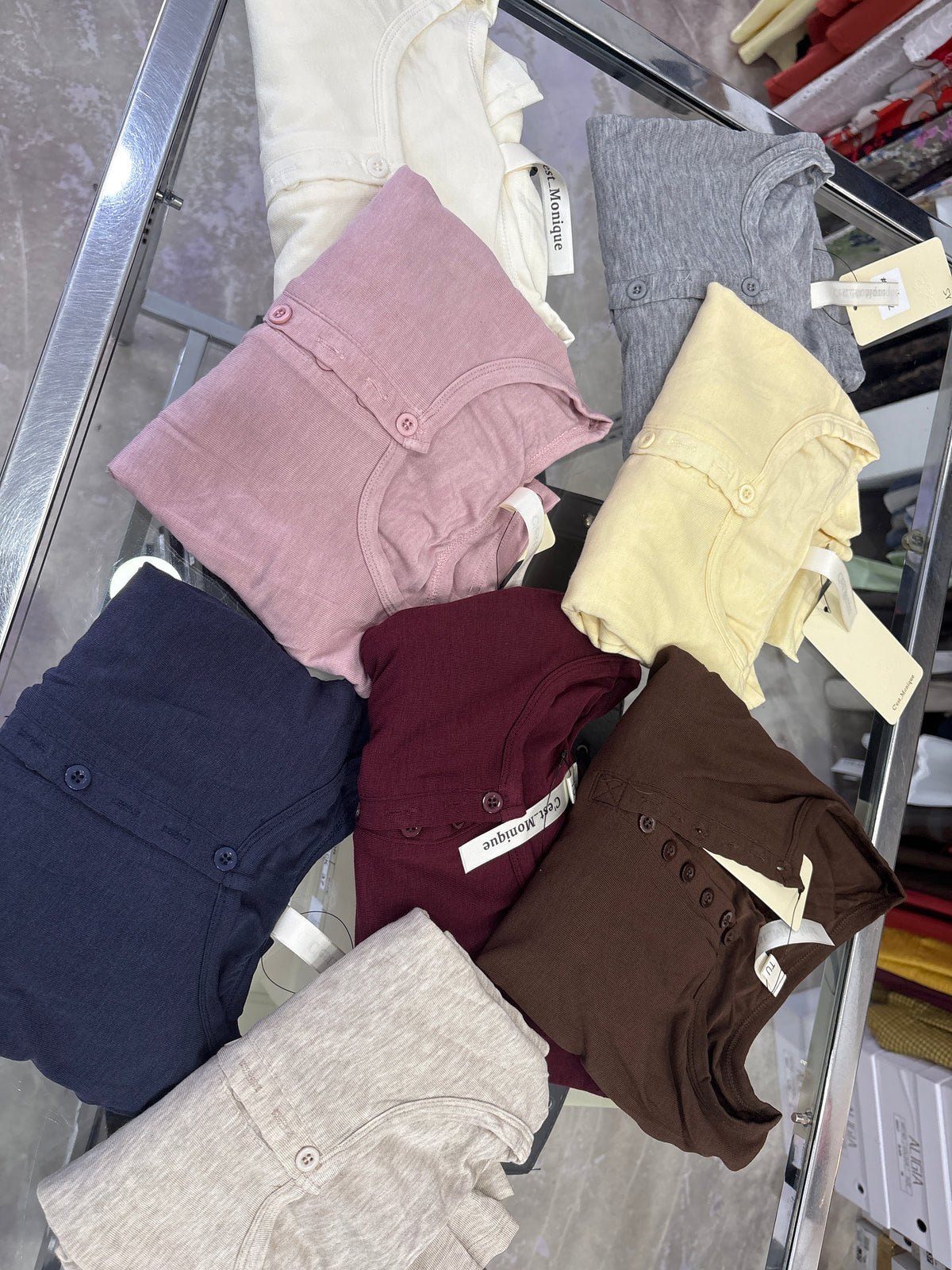 Maglia Semivelata con bottoncini