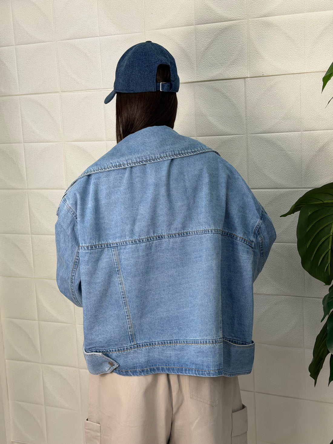 Chiodo in denim