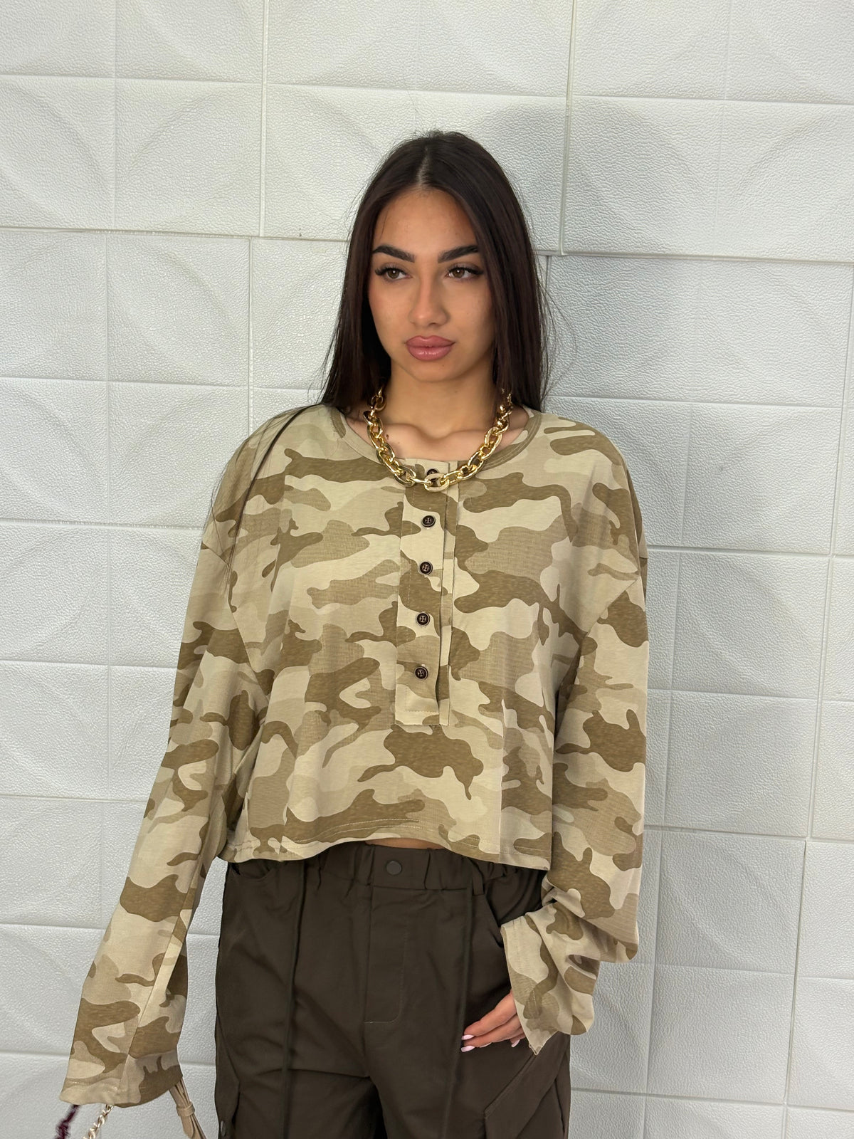 Serafina Mimetic Crop