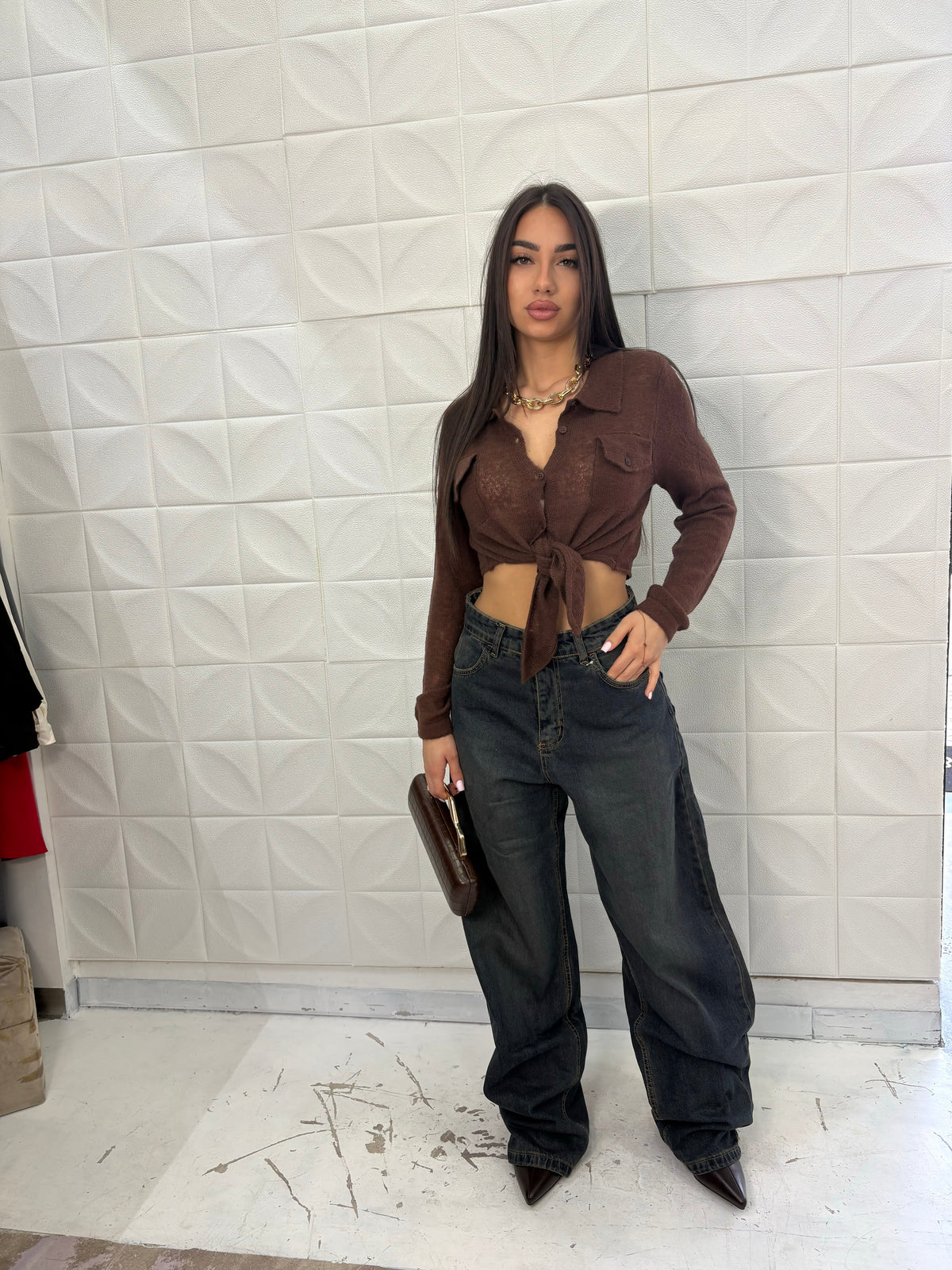 Jeans doppia tasca