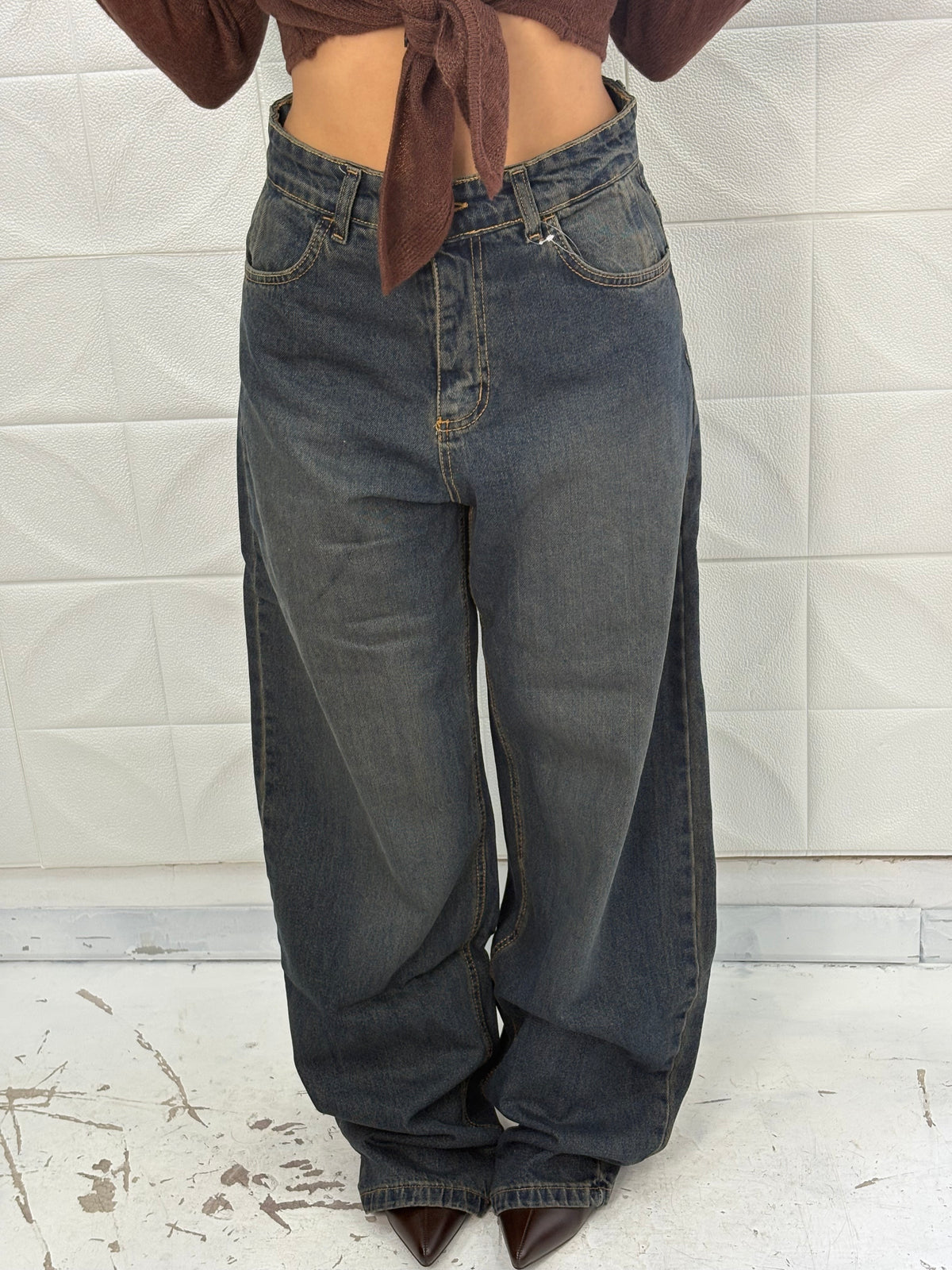 Jeans doppia tasca