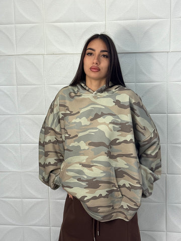 Felpa Mimetic oversize